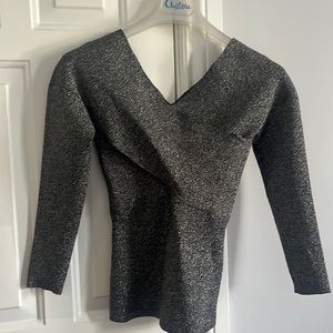 Ted Baker Cris Cross shimmered Top